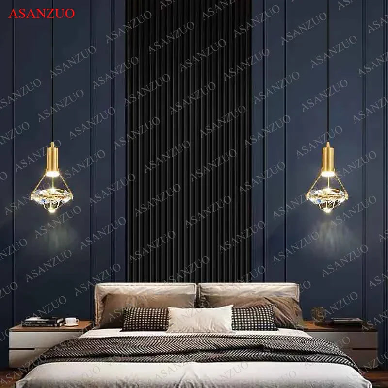 DecorBites™ Crystal Diamond LED Wall Sconce for Luxury Home Decor Lighting