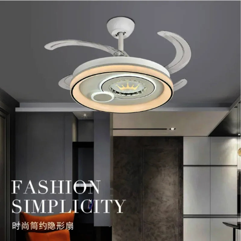 Decorbites™ dimmbare Smart-Home-LED-Deckenventilatorleuchte mit Fernbedienung