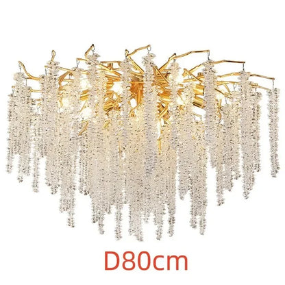 Decorbites™ Kristall-Quasten-Kronleuchter: Luxuriöse LED-Pendantlampen für Wohnzimmer, Halle & Restaurant
