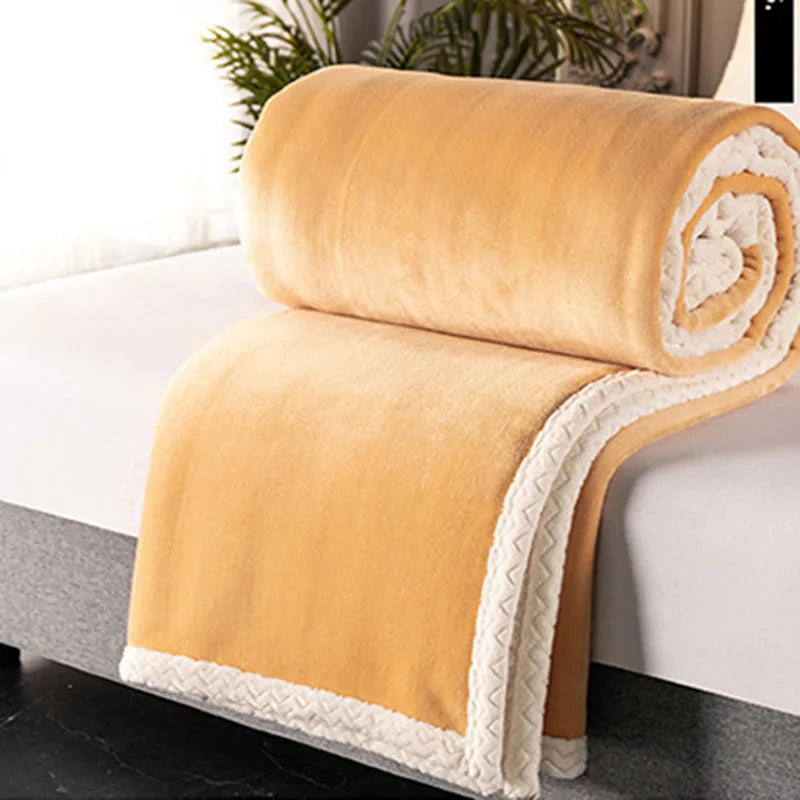 Decorbites™ Zweilagiges Samt-Sofadecke: Luxuriös warm & hautfreundlich