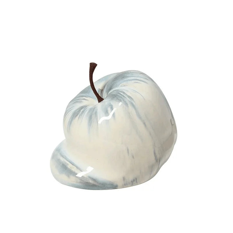 Decorbites™ Abstrakte Schmelzende Apfel Keramik-Ornamente Heimdekoration Handwerkskunst