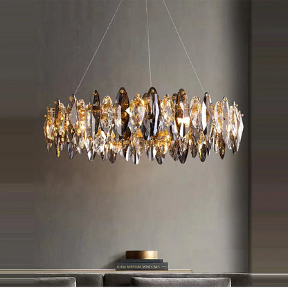 Decorbites™ Kristall dimmbare LED-Pendantleuchten: Moderne Innenraum-Kunsthängeleuchten