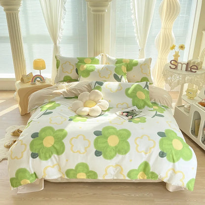 Decorbites™ Baumwoll-Bettwäsche-Set mit Druck für süßen, gemütlichen Schlaf