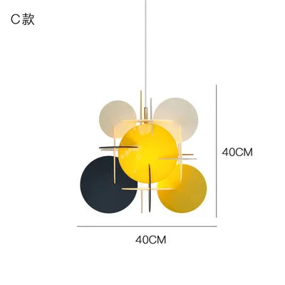 Decorbites™ LED-Akryl-Hängeleuchten: Nordisch kreativer Spleiß, Bunt für Wohnzimmer & Kinderzimmer