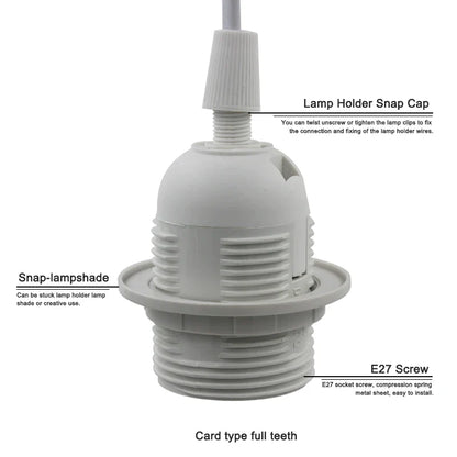 DecorBites™ Decorative Lamp Cord with Dimmer Switch and E14 E27 Socket