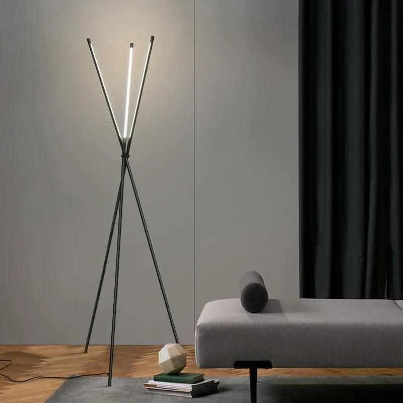 Decorbites™ Knox Stativ Stehlampe: Nordisches Design für Zuhause, Schlafzimmer, Wohnzimmer & Salon
