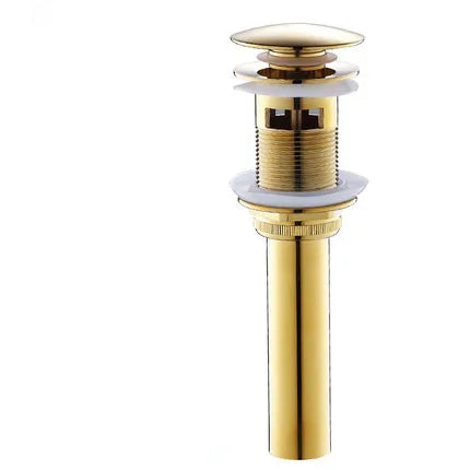 Gold Brass Basin Faucet With Ceramic Valve