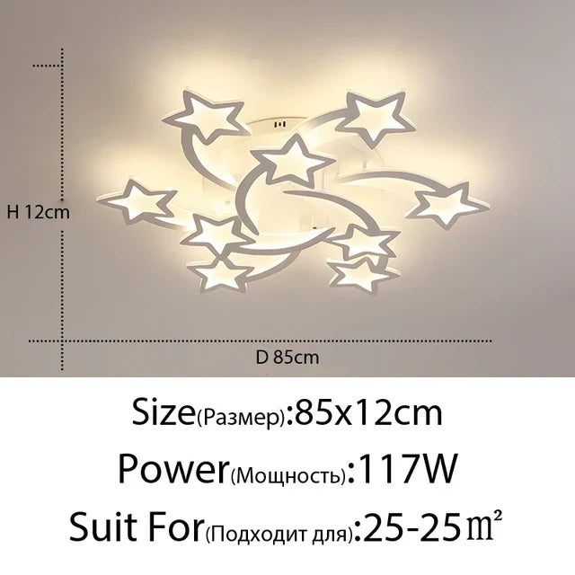 Decorbites™ LED-Acrylichtkronleuchter mit Fernbedienung für Innenbeleuchtung im Haus