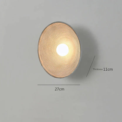 Decorbites™ Japanische Wandlampe Retro Schlafzimmer Nachttischlampe Wabi Sabi Kunstdekoration