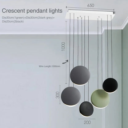 Decorbites™ Halbmond-Leuchter für Esszimmer, Café, Kücheninsel und Bar