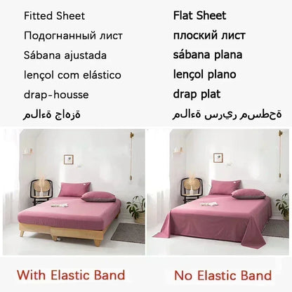 Decorbites™ Hochdichte Milchfleece-Bettwäsche-Set mit Winterwärme für Kingsize-Bett & Plüsch-Deckenbezug