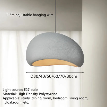 Decorbites™ Handgefertigte Wabi-Sabi LED-Hängeleuchte Moderne Schlafzimmerbeleuchtung Pendellampe