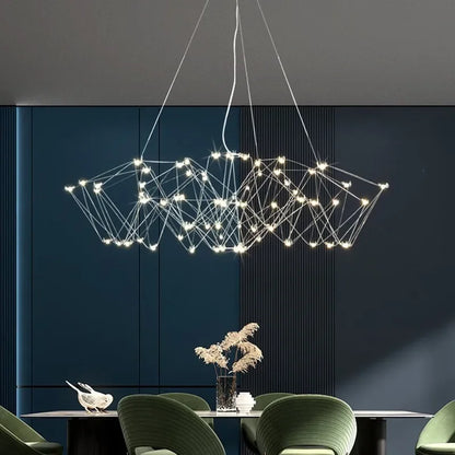 DecorBites™ Cube Light: Modern Creative LED Pendant Lamp for Living Room and Restaurant