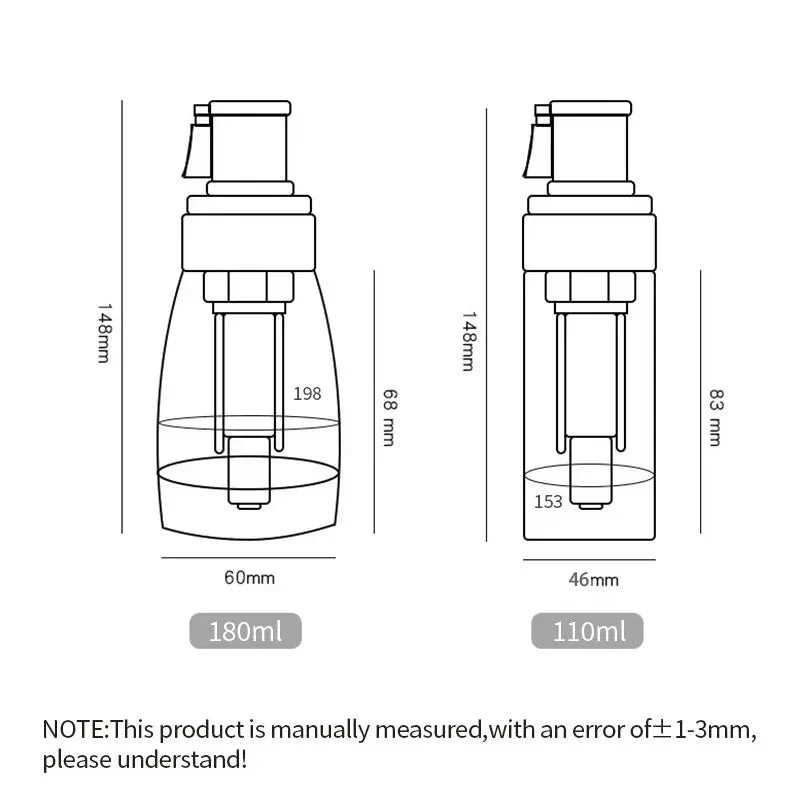 Plastic Baking Spray Bottle