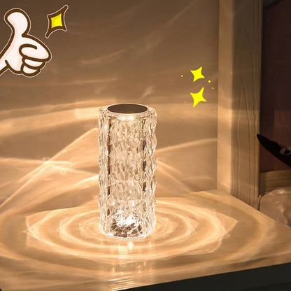 Decorbites™ Kristall-LED-Nachtlicht, USB-aufladbare Umgebungsleuchte für Raumdekoration