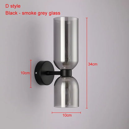 Decorbites™ Glasball-LED-Wandleuchten – Nordisch moderne Wandlampen für Schlafzimmer, Badezimmer, Treppenhäuser