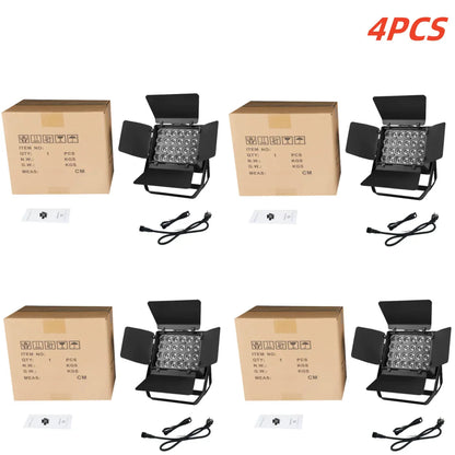 DecorBites™ 24x18W RGBWA UV LED Wall Wash Flood Light with Barn Doors