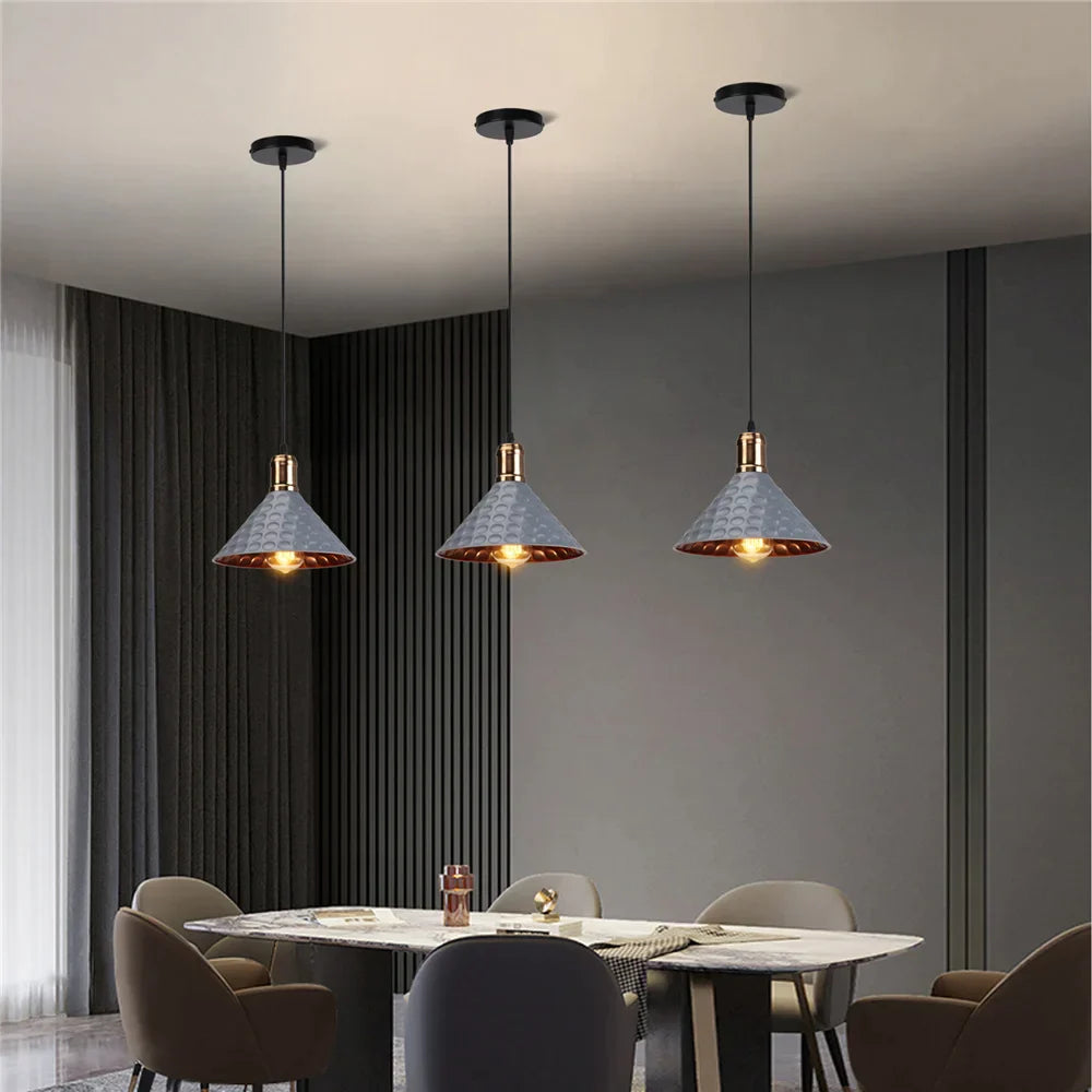 DecorBites™ Industrial Retro Pendant Lamp for Dining, Bar, Bedroom - Creative Chandeliers