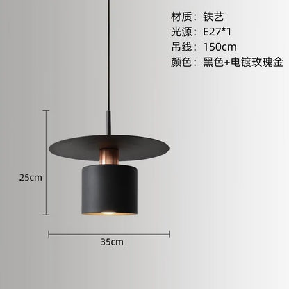 Nordic Vintage White Single Pendant Light