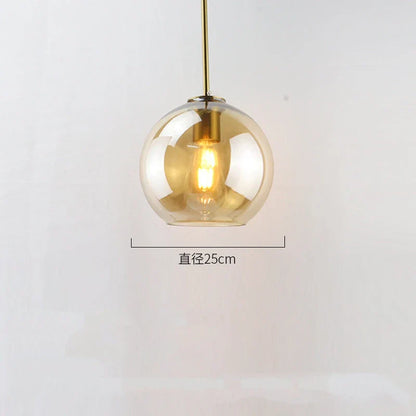 DecorBites™ Glass Ball LED Pendant Lights for Chic Home Decor and Lighting