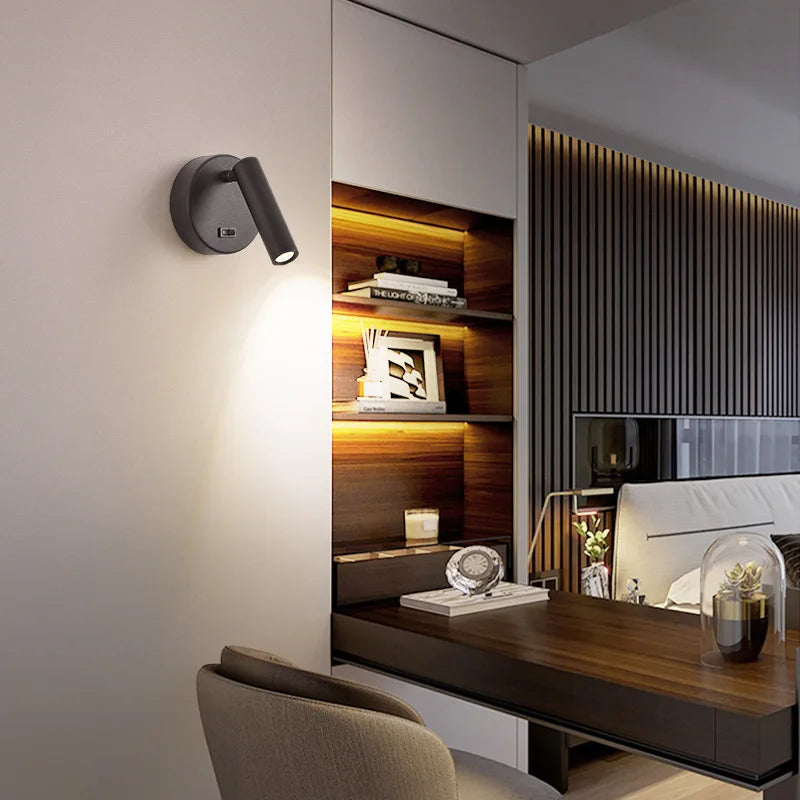 Decorbites™ LED-Wandleuchte Moderne Spot-Leuchte Innenbeleuchtung für Wohnzimmer & Schlafzimmer