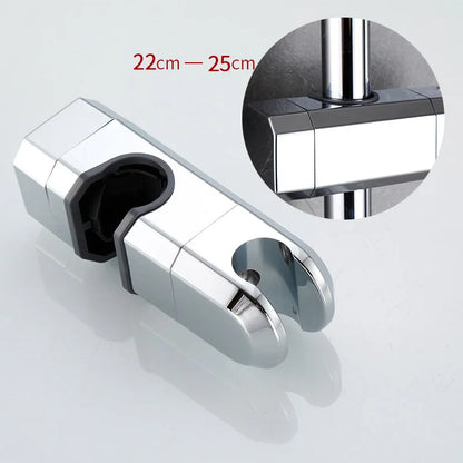 DecorBites™ Adjustable ABS Plastic Shower Slide Rail Holder Bracket