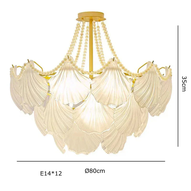 Decorbites™ Kristallperlenkette-Kronleuchter: Luxuriöse Hängeleuchte für exquisites Wohnraumausstattung