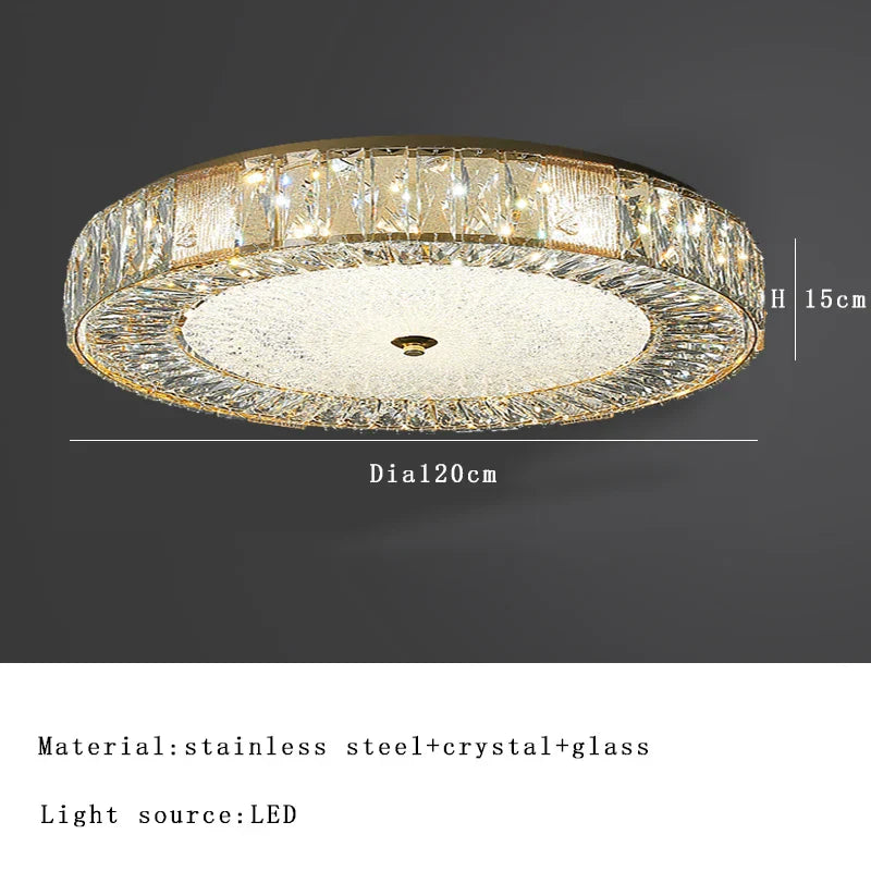 Gold LED Ceiling Fixture