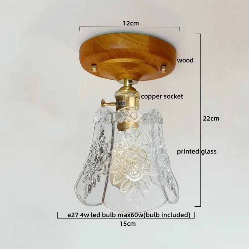 Decorbites™ Glas-Kupfer-LED-Deckenleuchte im modernen Stil für die Heimdekoration und das Restaurant