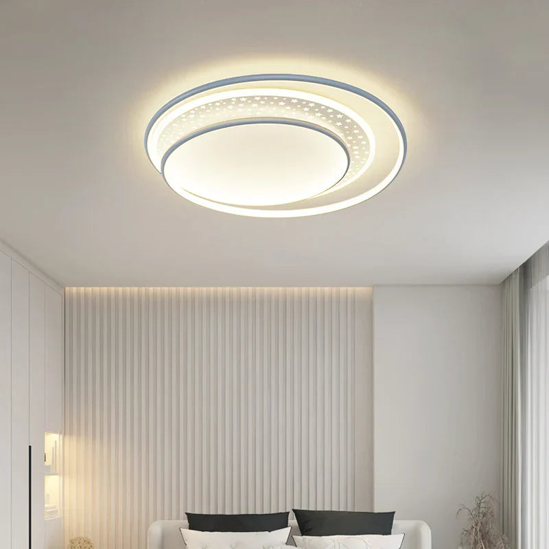 Gold Gray LED Chandelier