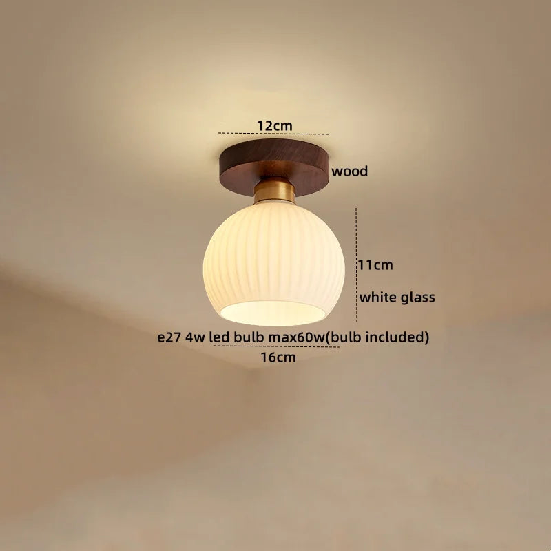 Decorbites™ Glas-Kupfer-LED-Deckenleuchte im modernen Stil für die Heimdekoration und das Restaurant