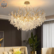 Gold Branch Crystal Chandelier Round150cm