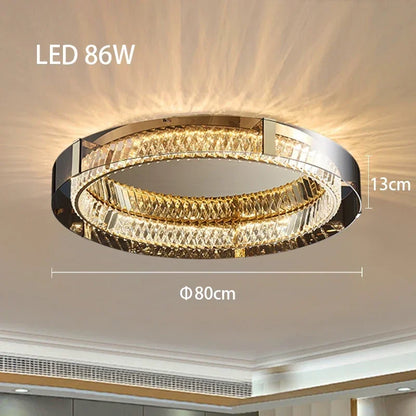 Decorbites™ Kristall-LED-Deckenleuchter dimmbar luxuriöse moderne Raumdekoration Schlafzimmerleuchte