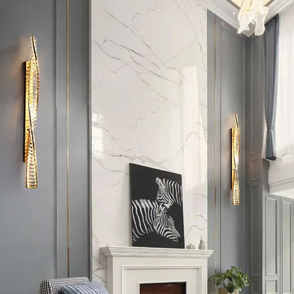 DecorBites™ Crystal LED Wall Lamp for Luxury Bedroom and Living Room Lighting