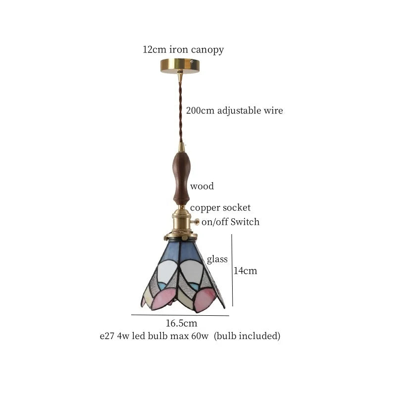 Green Vintage Pendant Light