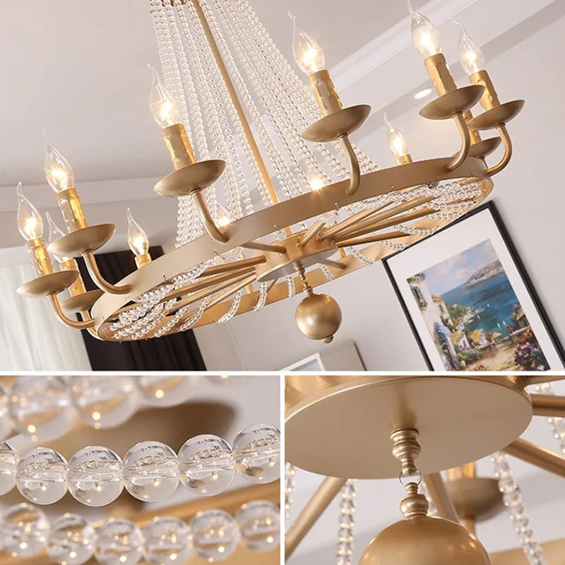 Decorbites™ Länderkerzen-Kristall-Leuchter für die Heimdekoration