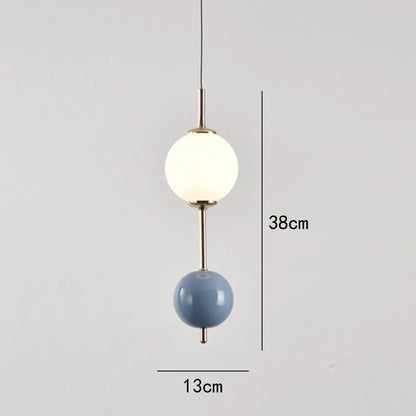 DecorBites™ Glass Ball LED Pendant Light for Living Dining Bedroom