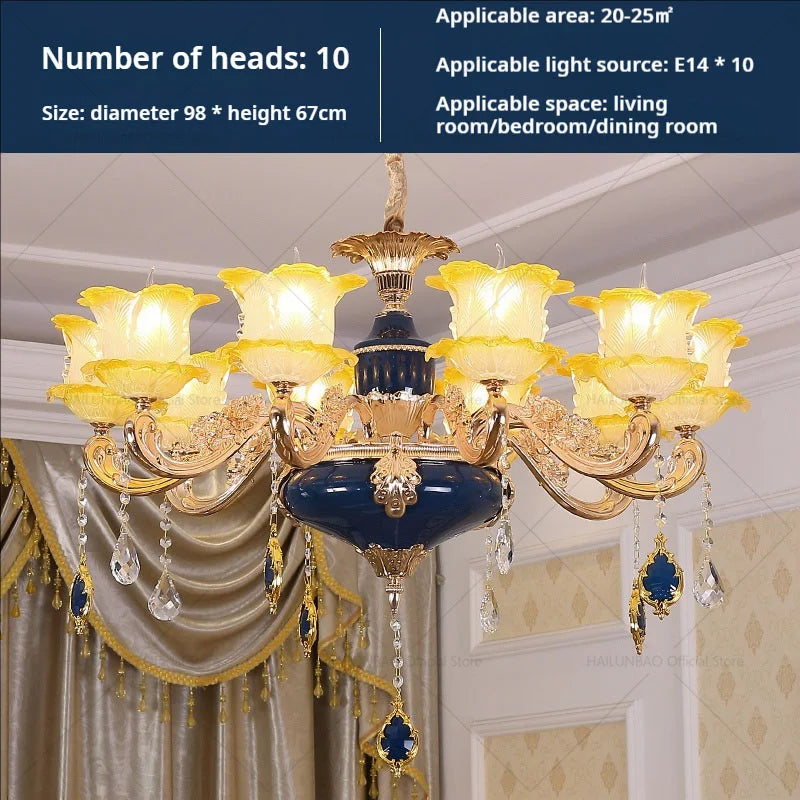 Decorbites™ Elegante Kristall-Leuchter Beleuchtung für Wohnzimmer und Schlafzimmer