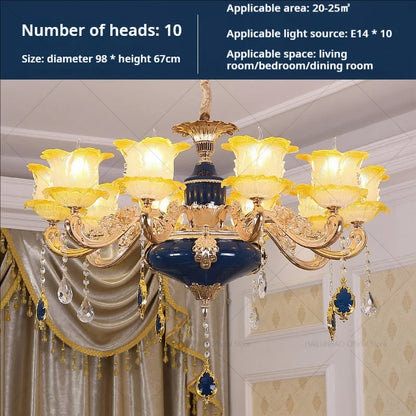 Decorbites™ Elegante Kristall-Leuchter Beleuchtung für Wohnzimmer und Schlafzimmer