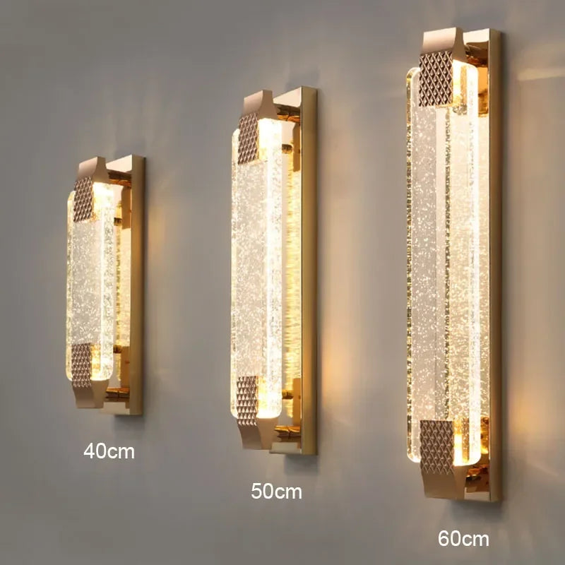 Decorbites™ Kristall-Blasen-Wandleuchten – Elegante Dekoration für Wohnzimmer und Schlafzimmer, Wandlampen