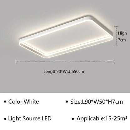 DecorBites™ Geometric LED Ceiling Lamp Chandelier for Living Dining Room Study Bedroom Aisle Balcony