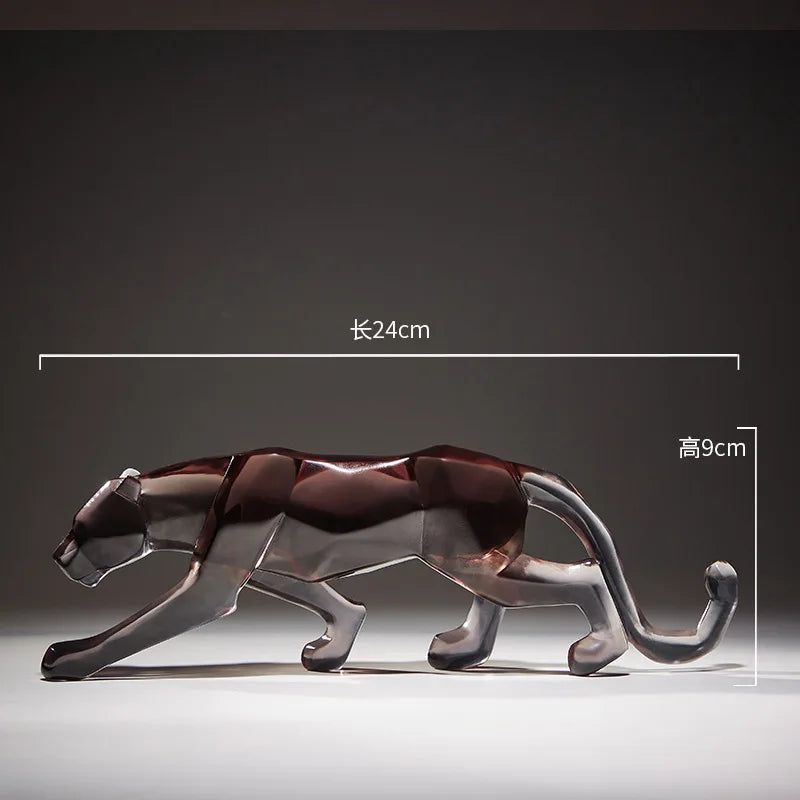 Decorbites™ Leopard Gepard Harz-Tier-Skulpturen für die Heimdekoration