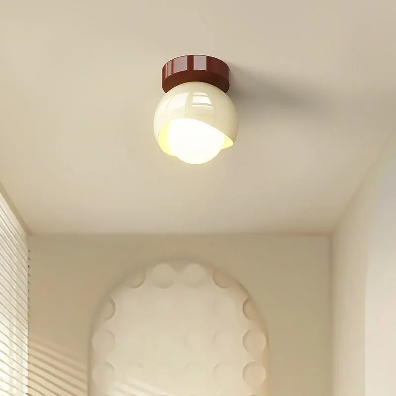 Decorbites™ Glas-Eisen-LED-Deckenleuchte moderne Heimdekoration
