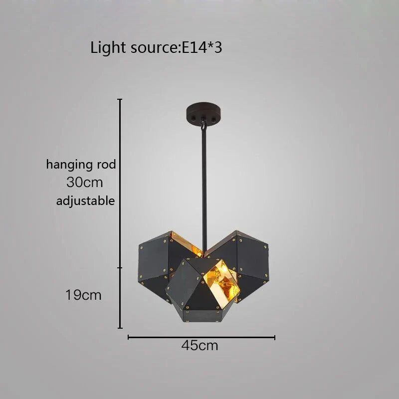 Decorbites™ Würfel-LED-Hängeleuchte: Art-Deco-Hängelampe für All-Match-Stil