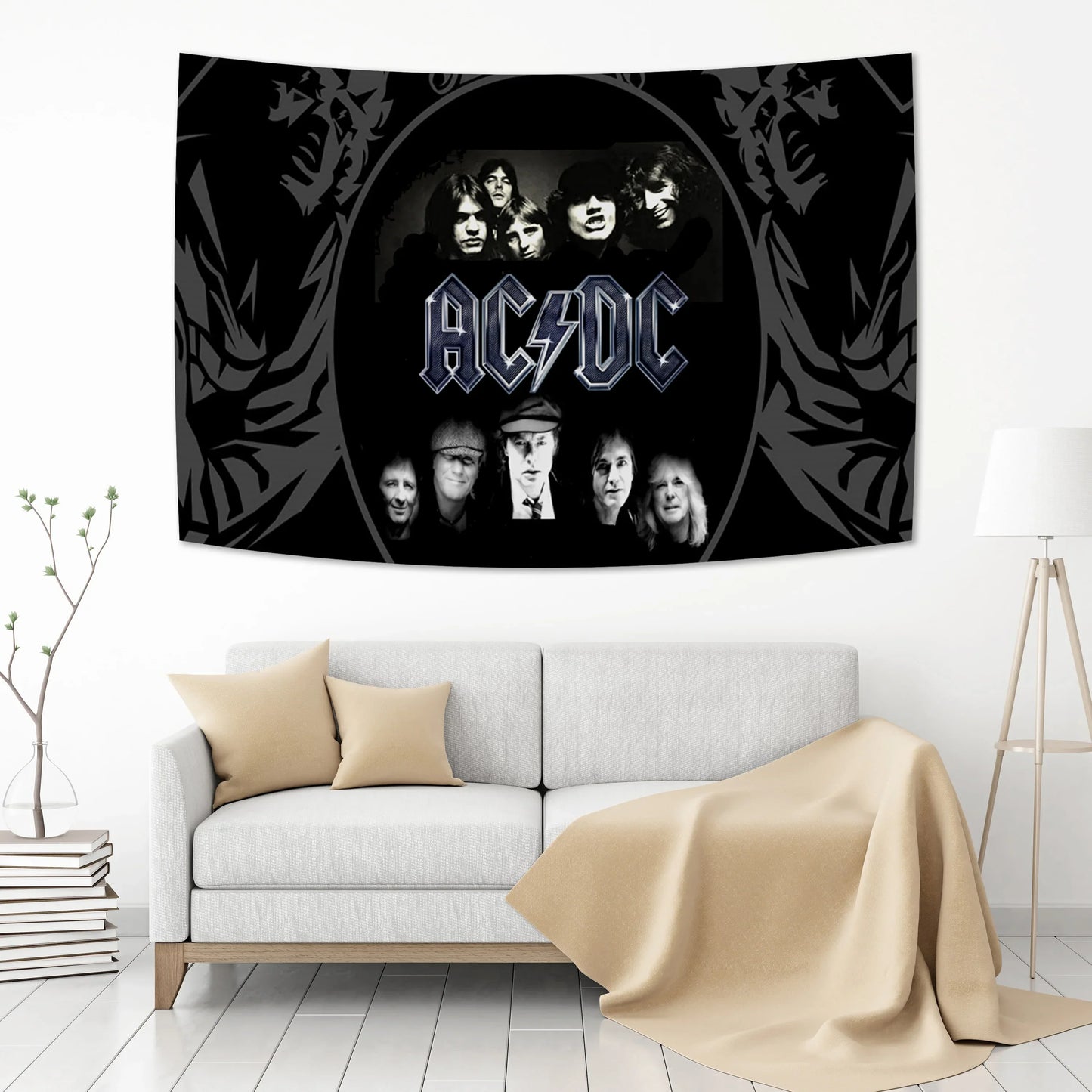Decorbites™ AC/DC Band Wandbehang Wanddekoration für ästhetische Raumdekoration im Zuhause