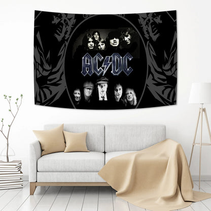 Decorbites™ AC/DC Band Wandbehang Wanddekoration für ästhetische Raumdekoration im Zuhause