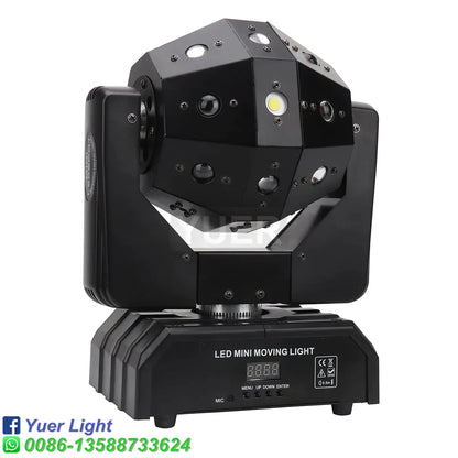 Decorbites™ Disco-Kugel-Lichter LED Moving-Head-Fußball-Licht Nachtclub-Bühnenbeleuchtung