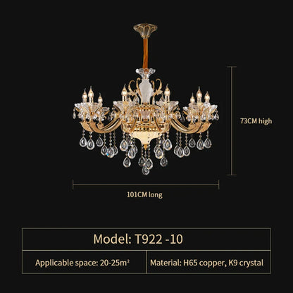 Decorbites™ Elegante Kristall-Leuchter für Wohnzimmer, Esszimmer und Schlafzimmer