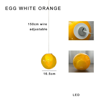 Decorbites™ Glas-Glas-Pendant-Lampen 16PCS LED dimmbarer Hänge-Lampe Vintage Sputnik