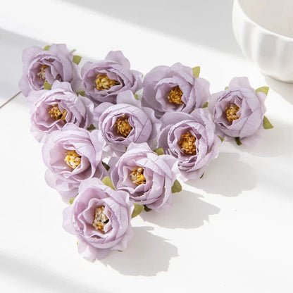 DecorBites™ Artificial Flowers Wedding Christmas Decoration Home Scrapbooking Bridal Accessories